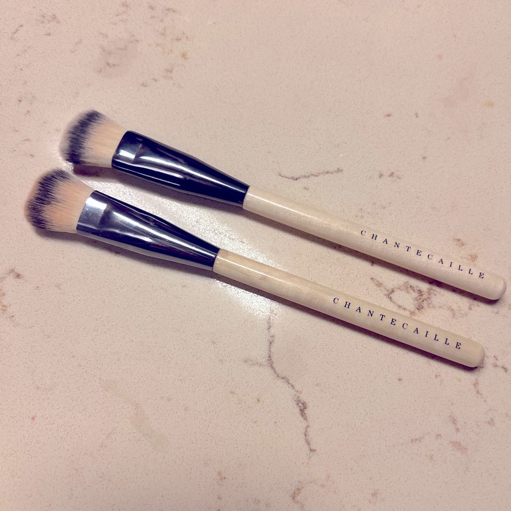Chantecaille foundation and mask brushes